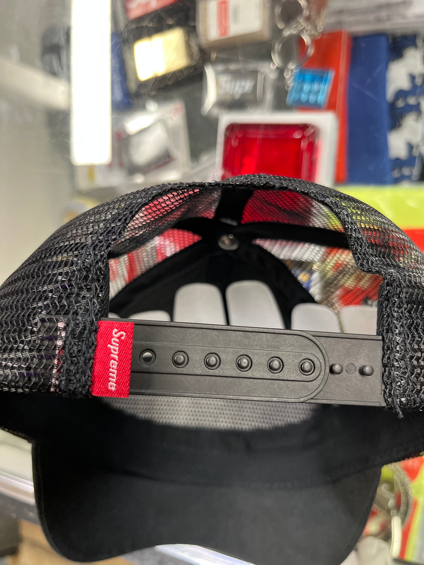 Supreme Crest Mesh Back 6-Panel Hat OTF
