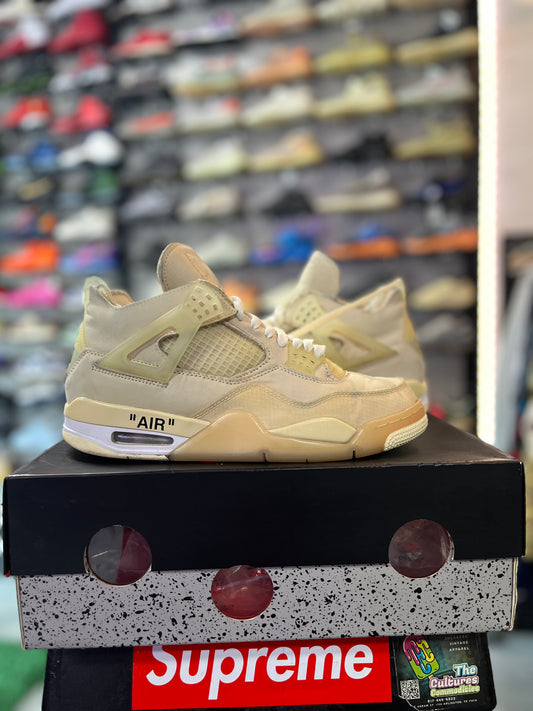 Jordan 4 Retro Off-White Sail (Women's) (YAC)