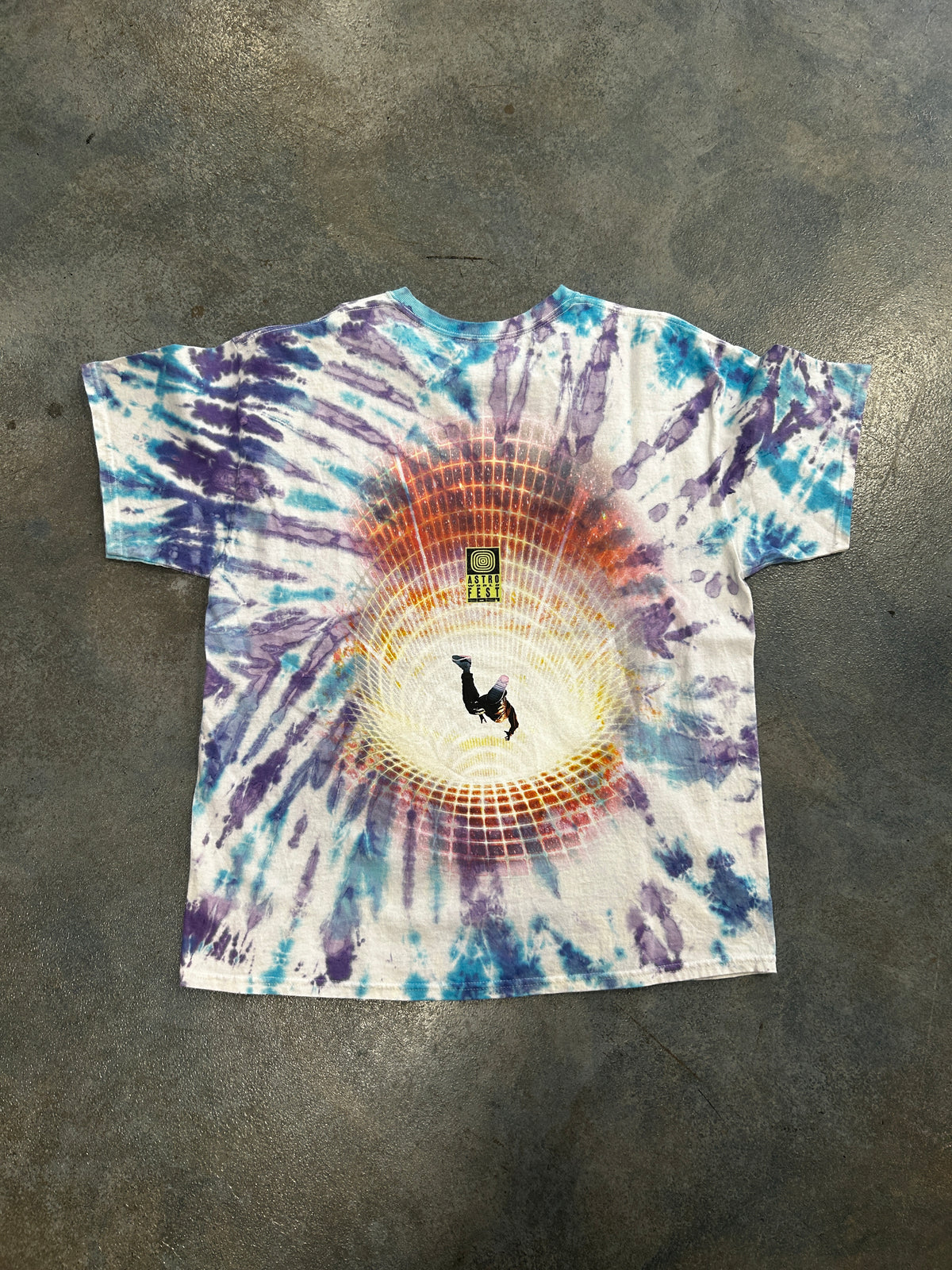 Travis Scott Astrofest 2021 "Flameboy" Tie-dye Tee (Z) OTF