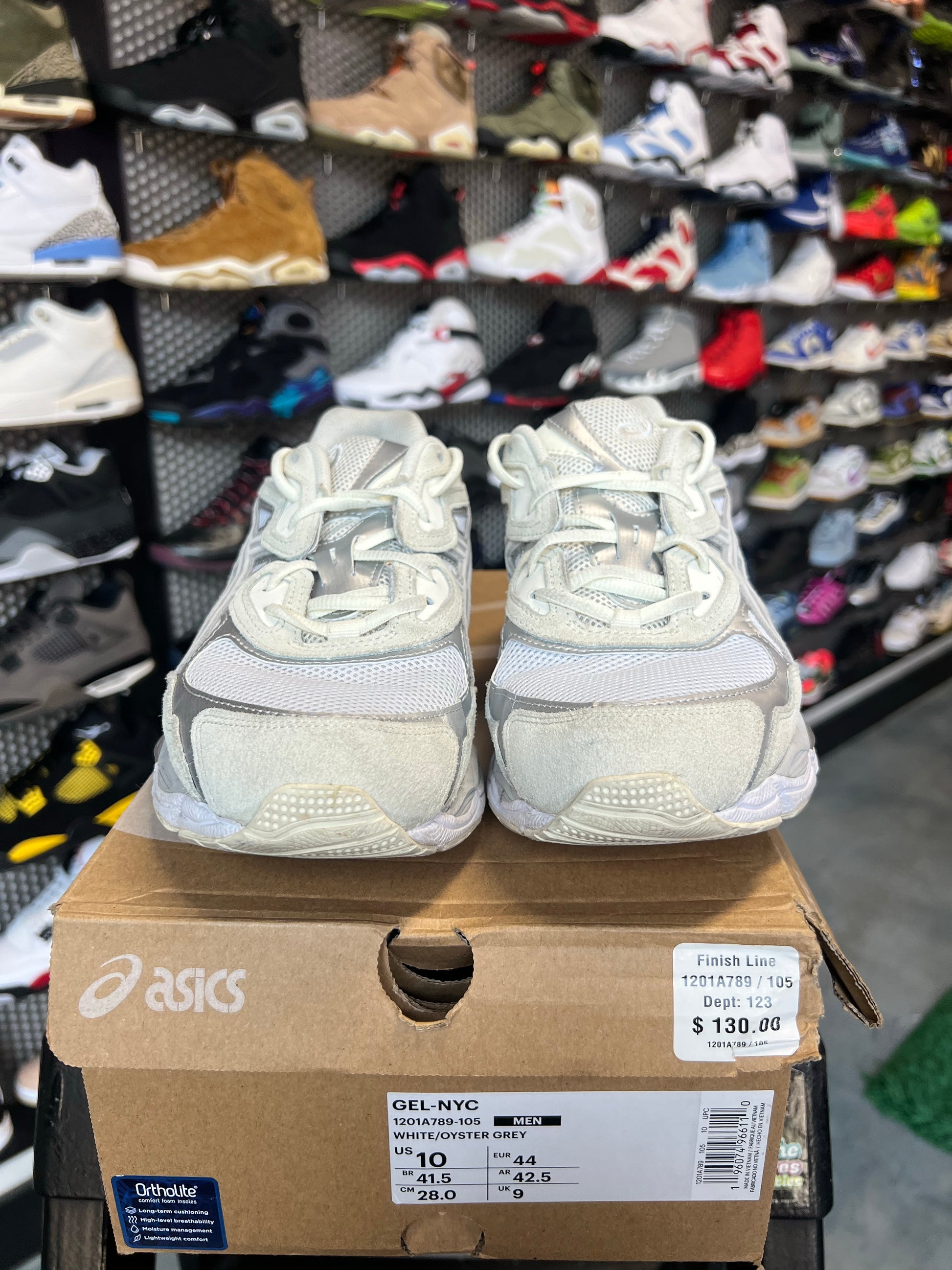 ASICS Gel-NYC White Oyster Grey