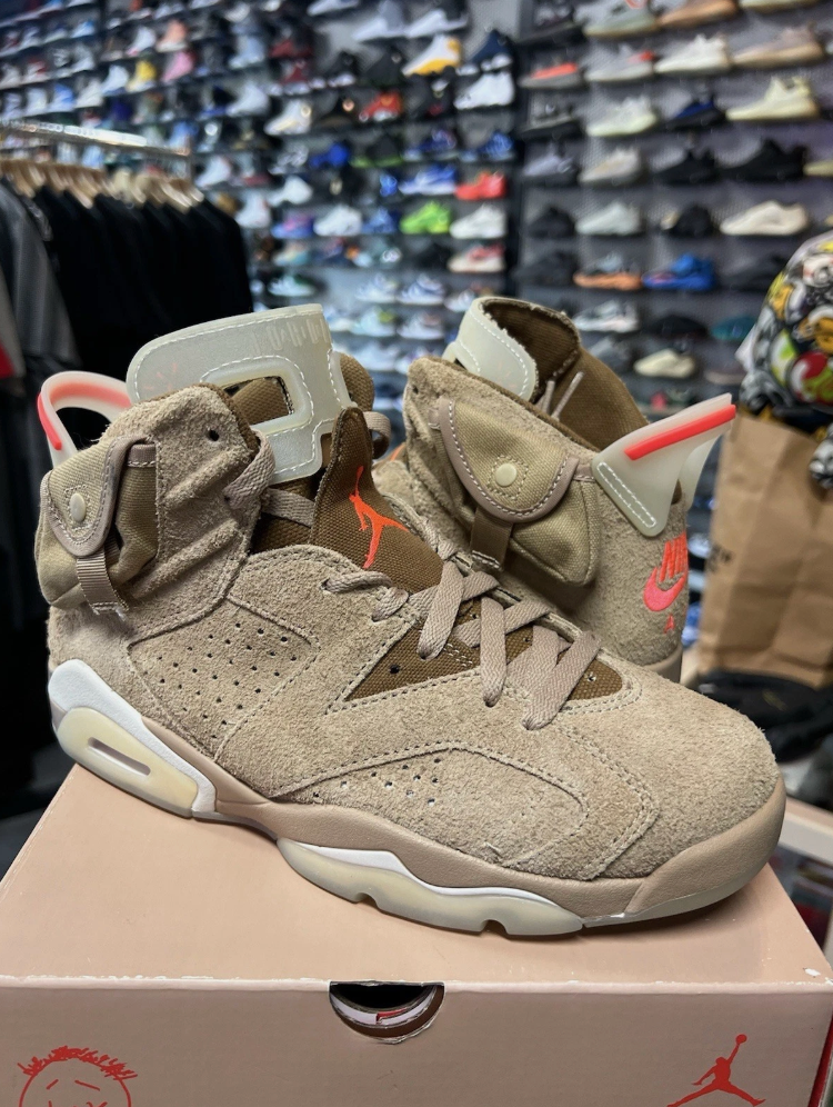 Jordan 6 Retro Travis Scott British Khaki