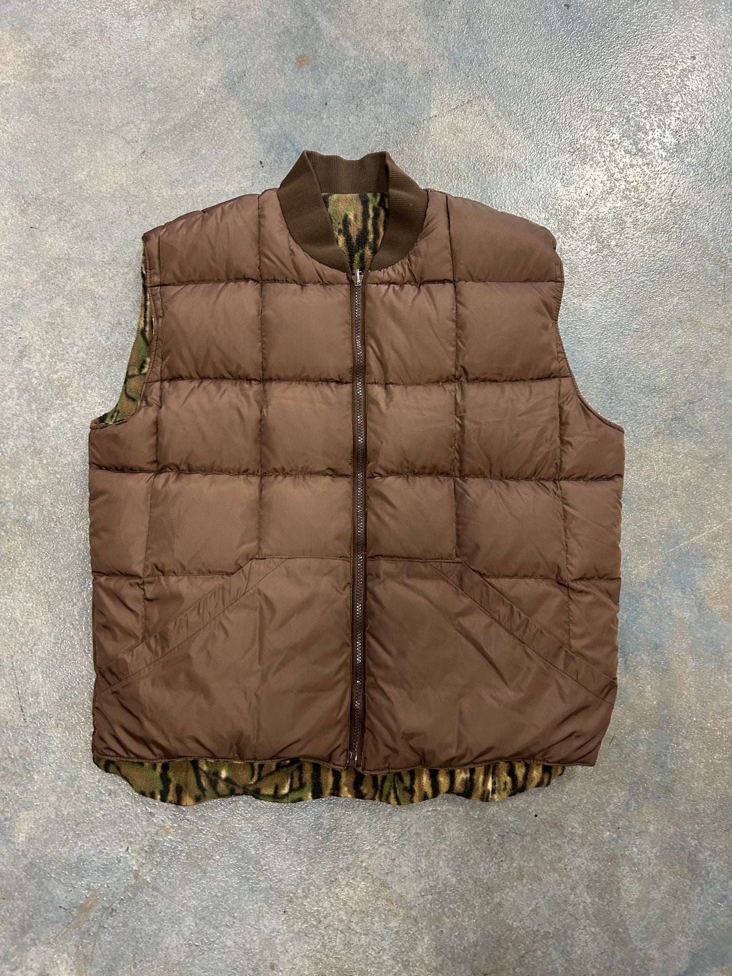Reversable Cabels Puffer Brown/ Camo Tree (RZ)