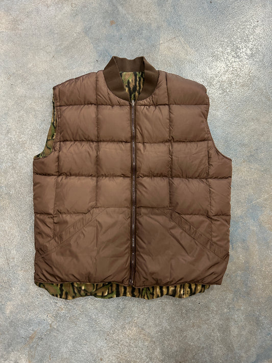 Reversable Cabels Puffer Brown/ Camo Tree (RZ)