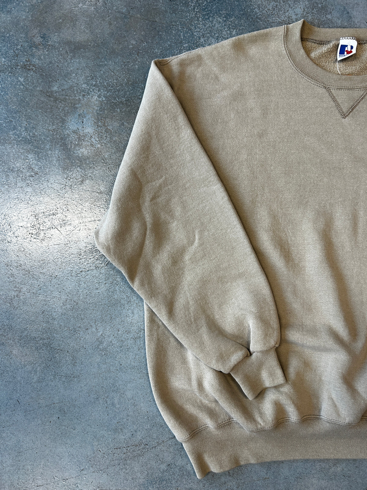 Vintage Russell Athletic Tan Crewneck