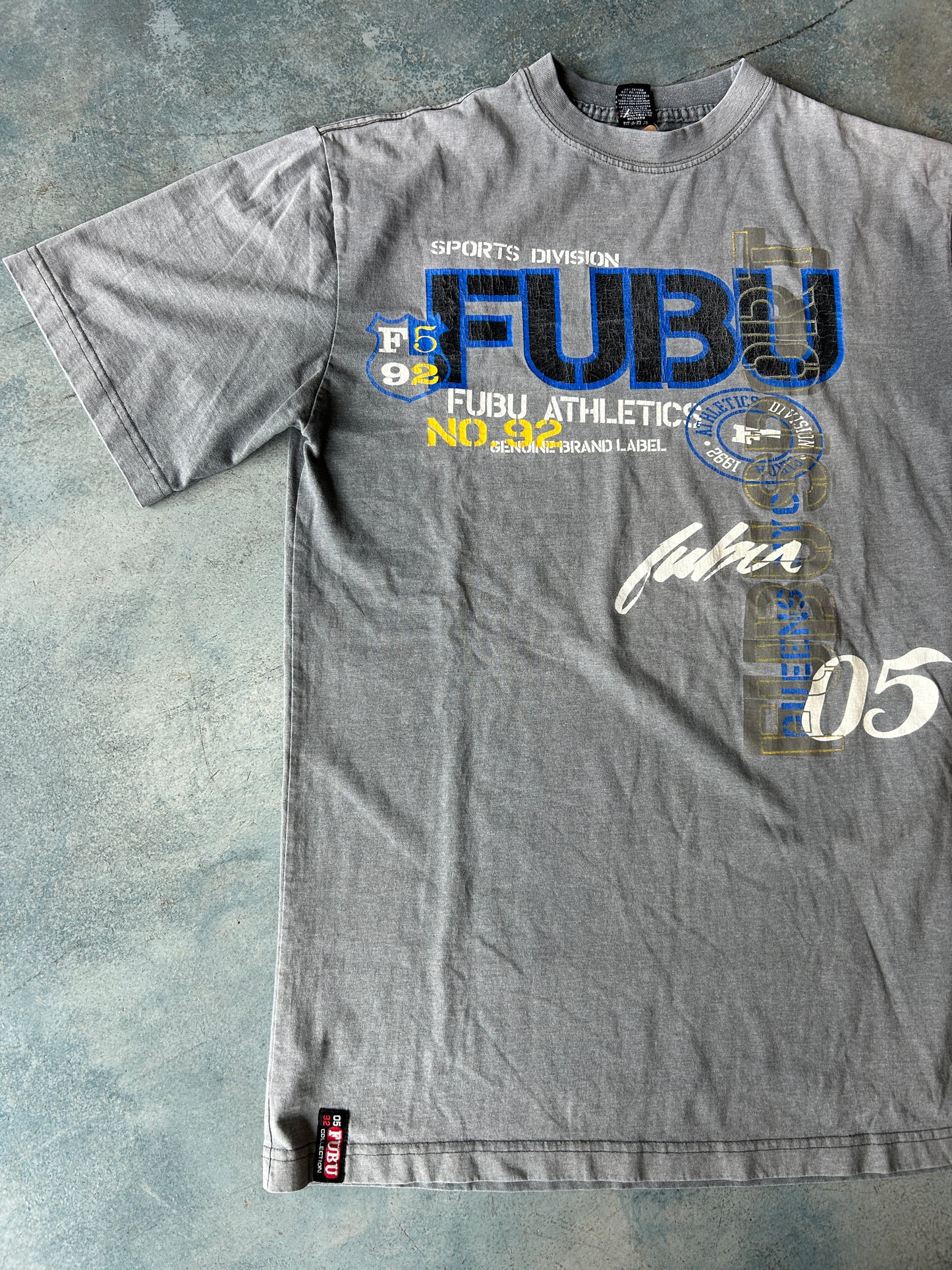 FUBU Athletics VTG Gray Tee OTF