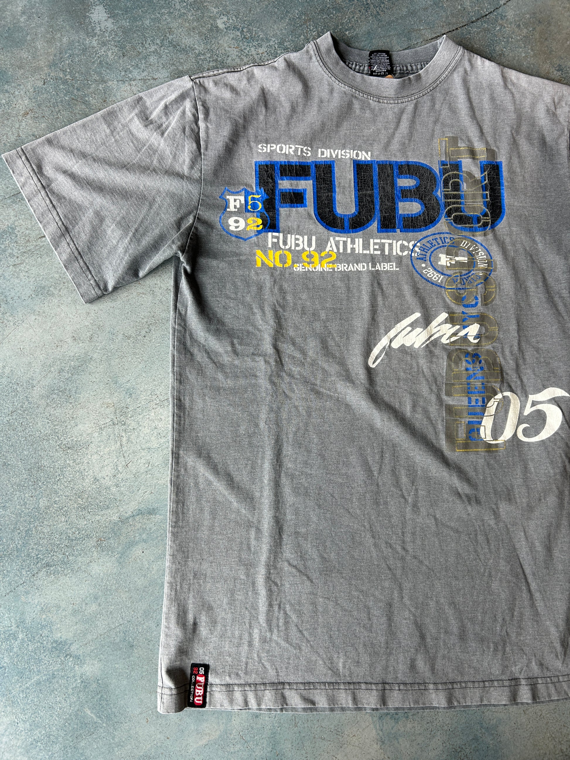 FUBU Athletics VTG Gray Tee OTF