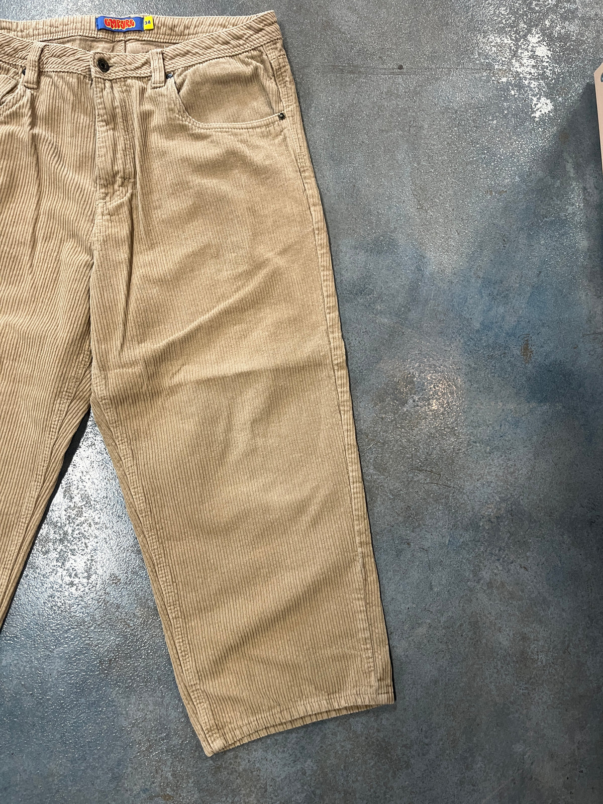Tan Empire corduroy pants W34