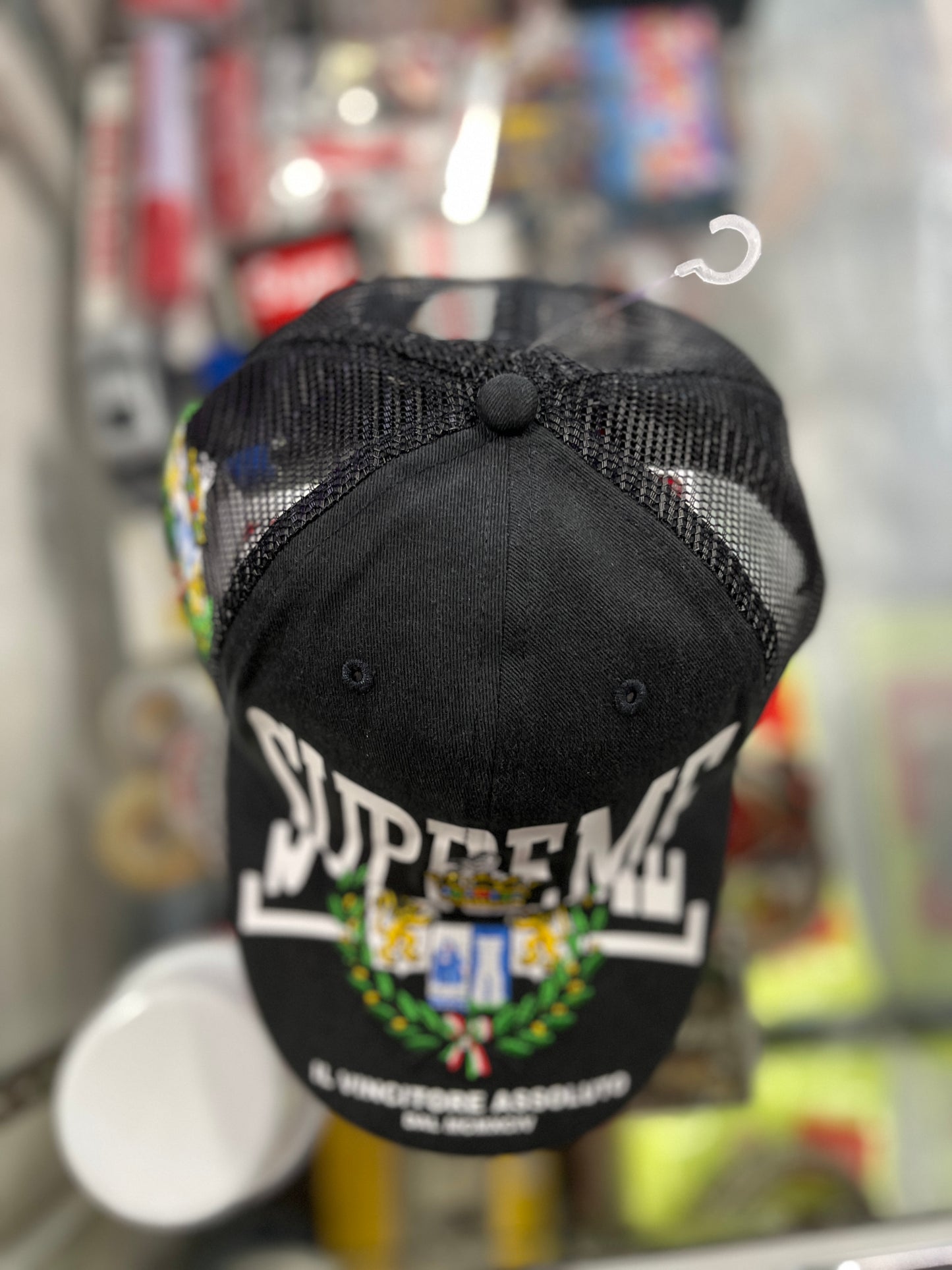 Supreme Crest Mesh Back 6-Panel Hat OTF