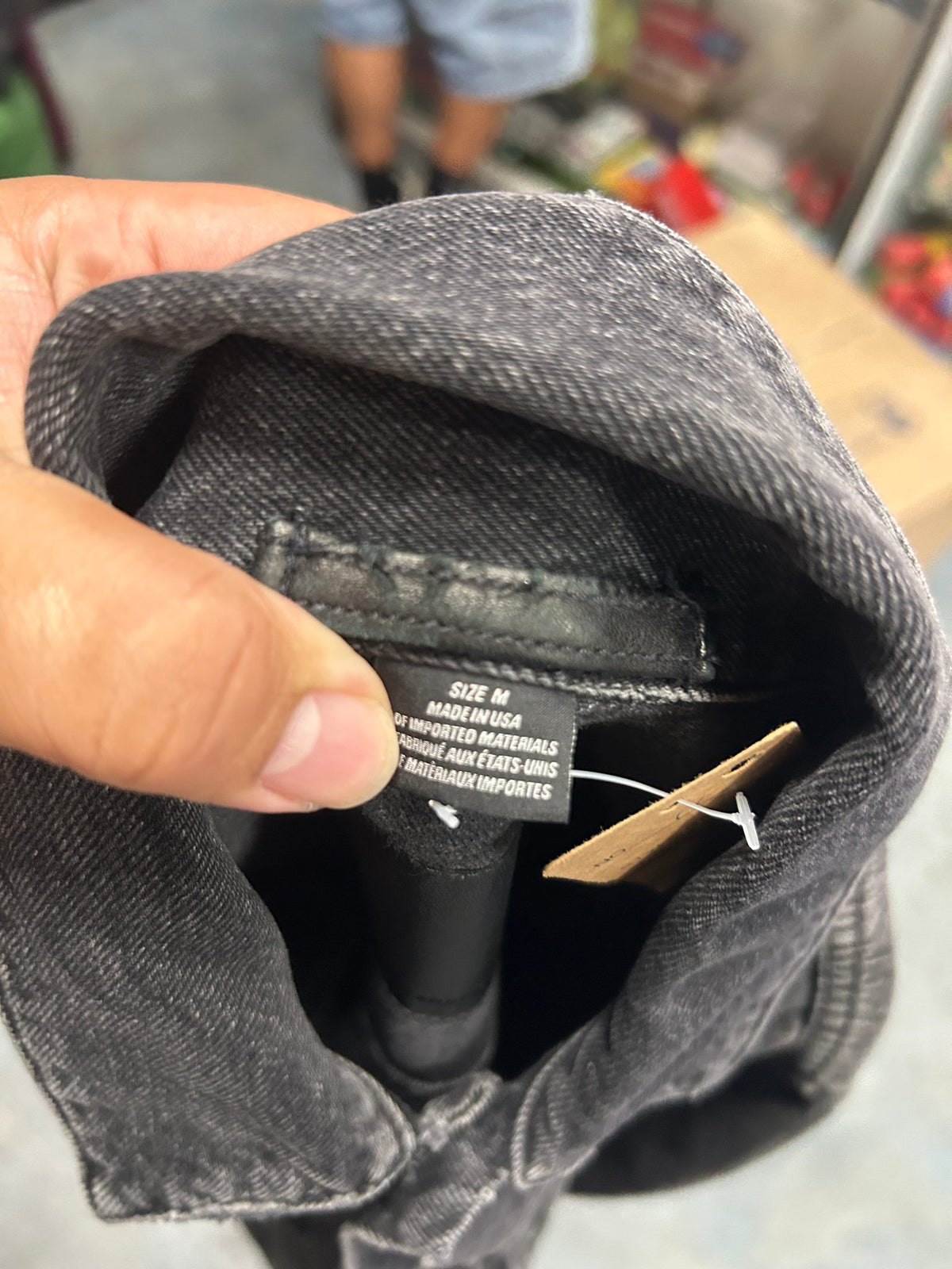 Vintage Alexander Wuang Black Jean Jacket