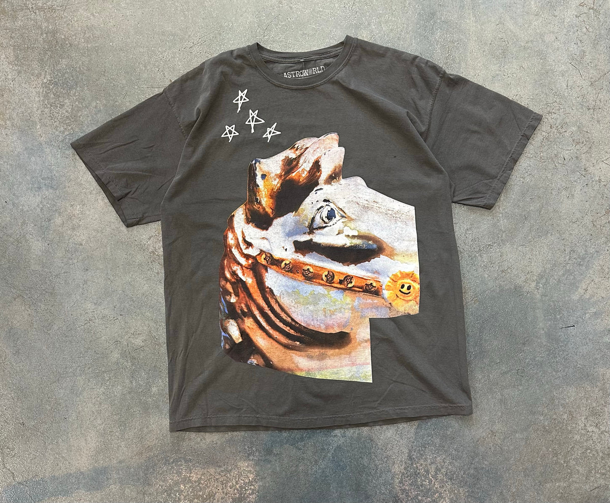 AstroWorld Wish You were Here Merch Black Tee