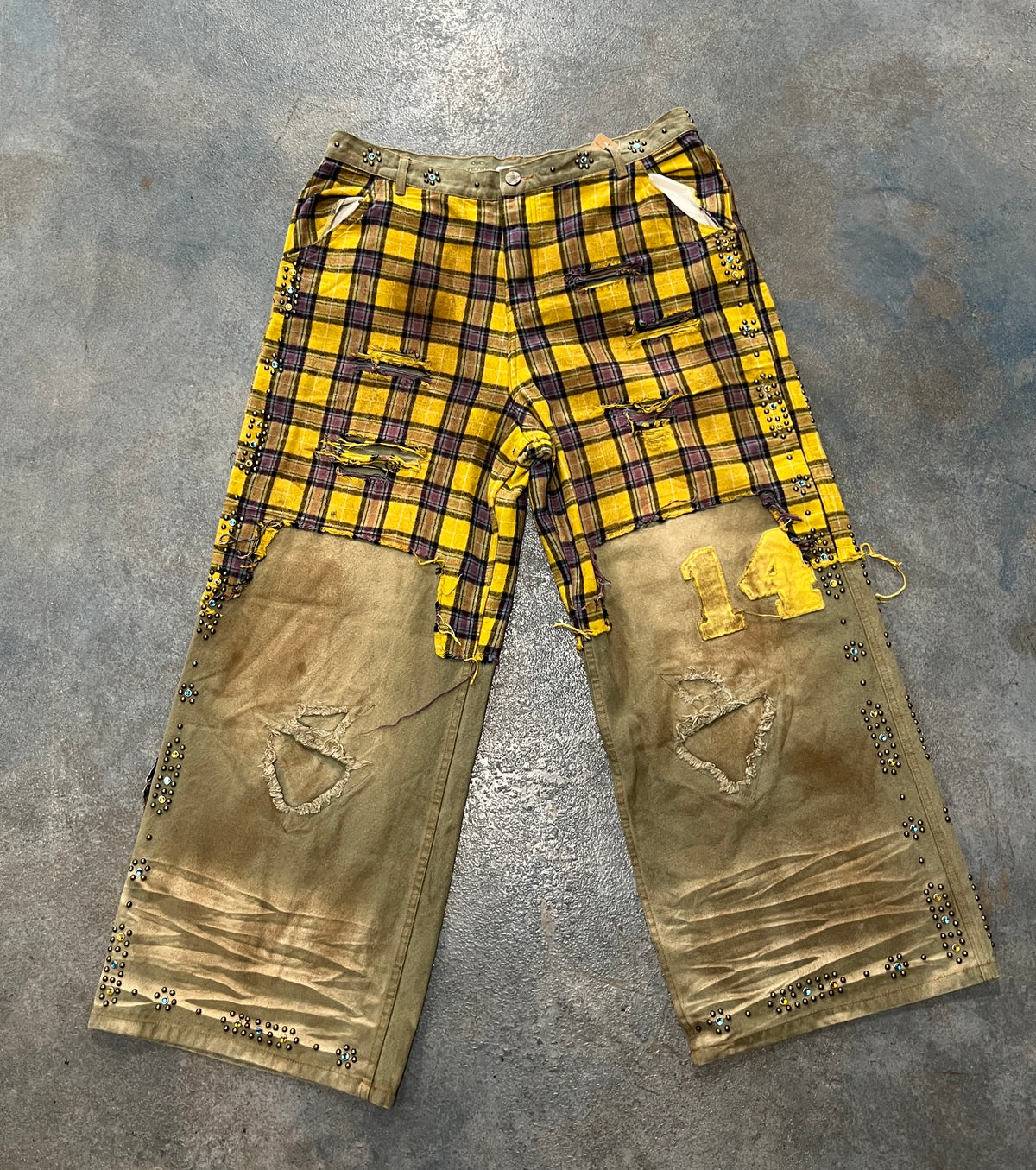Vale Forever Armor Pants ‘Tan Yellow Plaid’