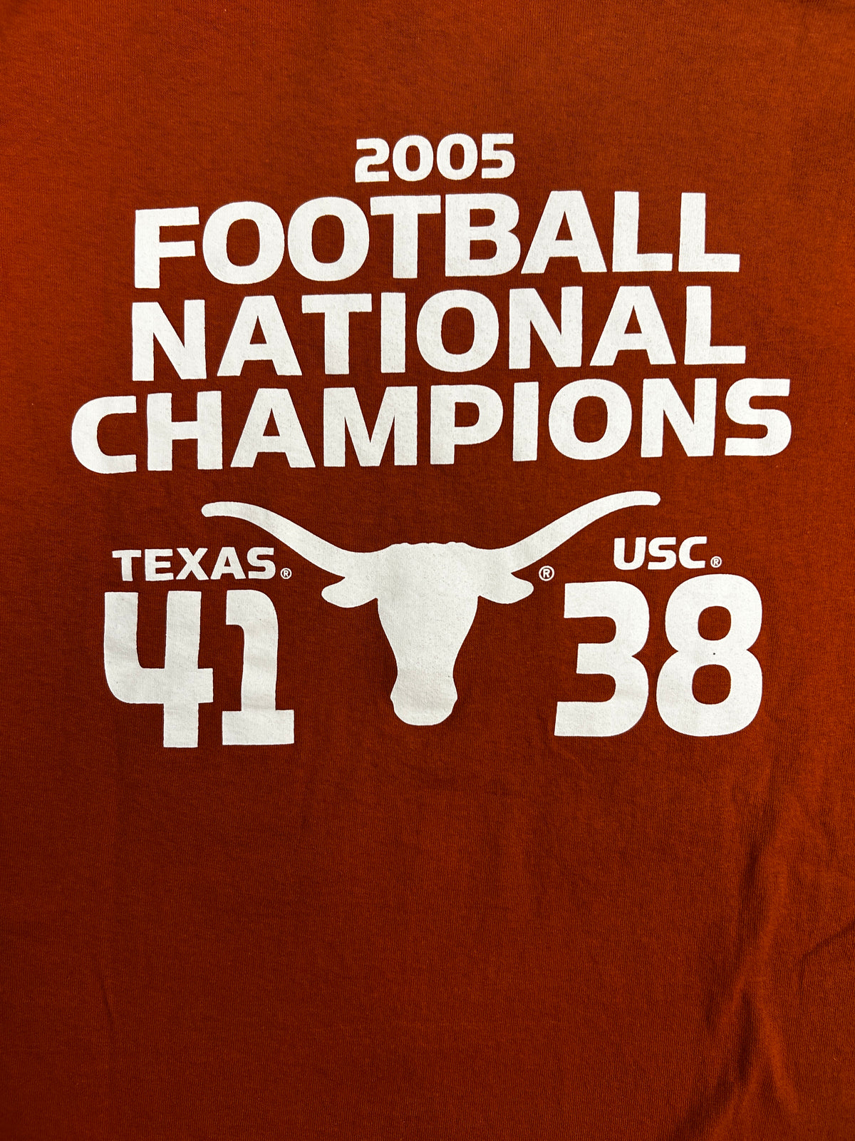 Vintage 2005 National Champion Texas Jan 4. 2006