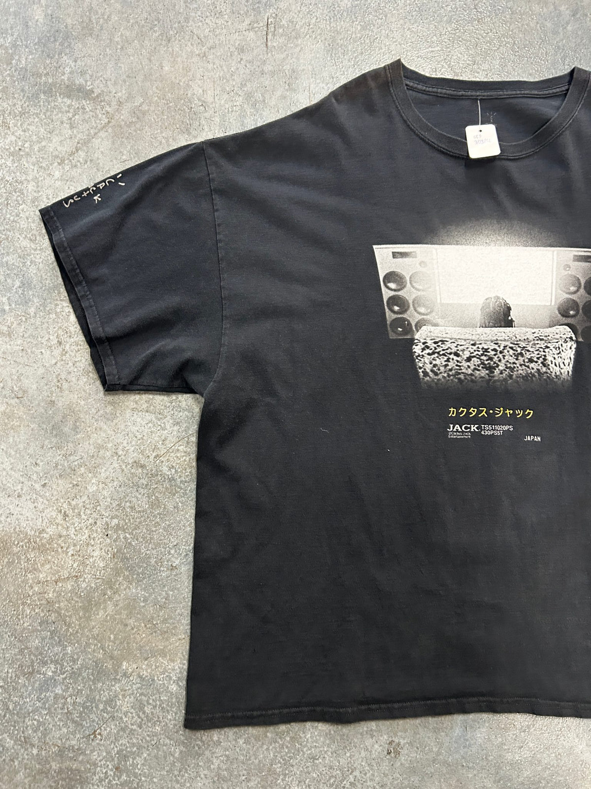 Travis Scott cactus jack x Playstation Black Tee