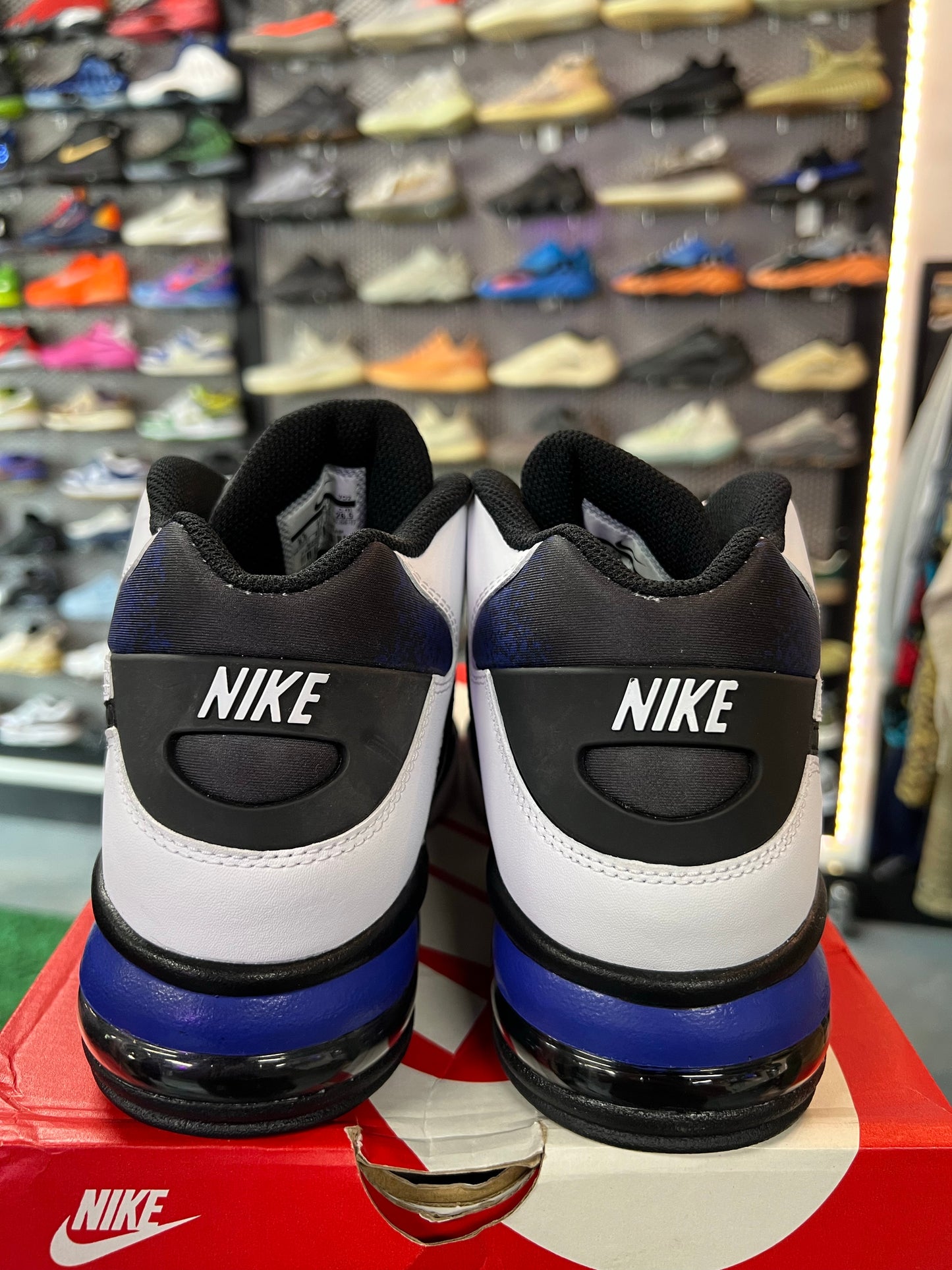 Nike Air Force Max White Black-Cobalt