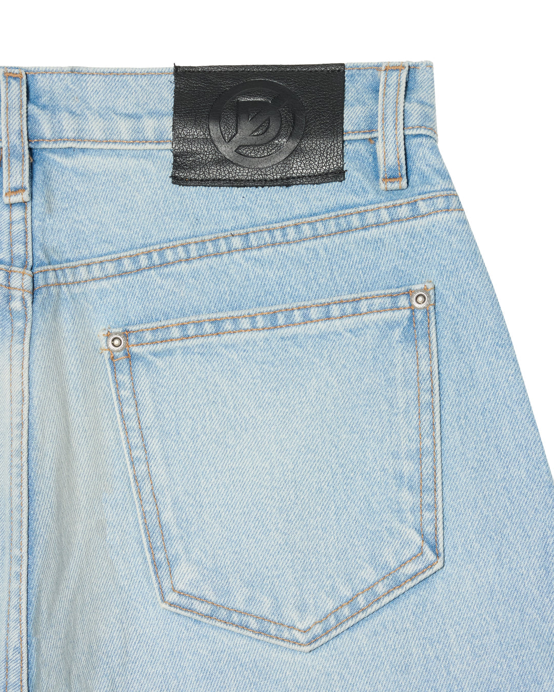 Discont'd Light Blue Baggy Jeans 38w