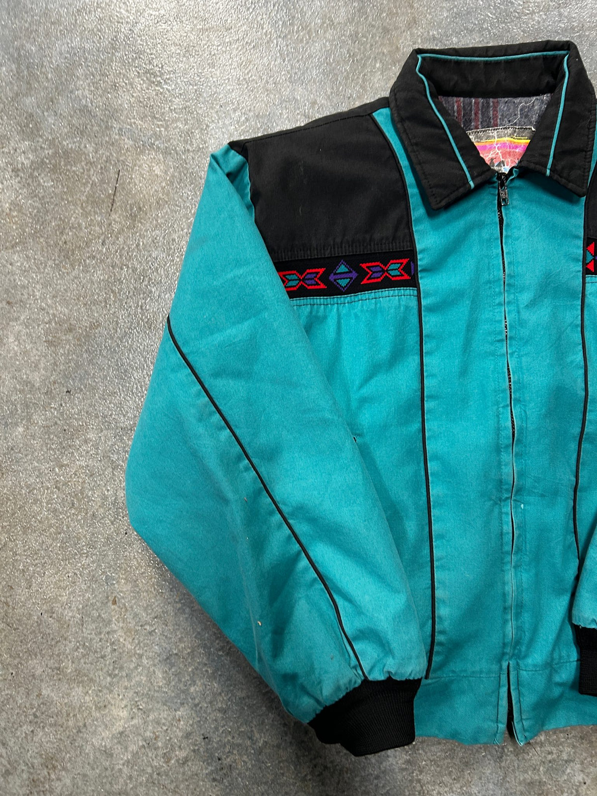 Vintage Santa Fe Blue Trail Jacket