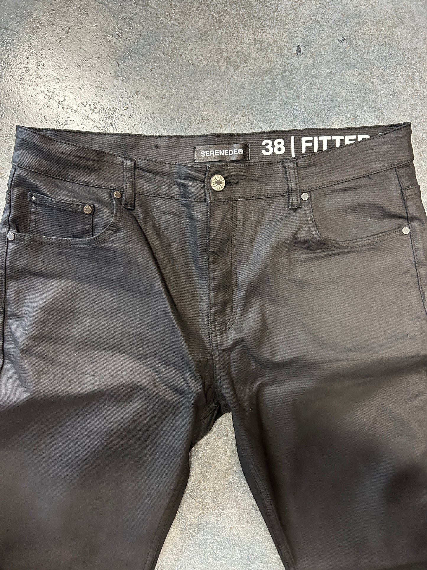Serenede Black Fitted Denim 38W (RC) OTF