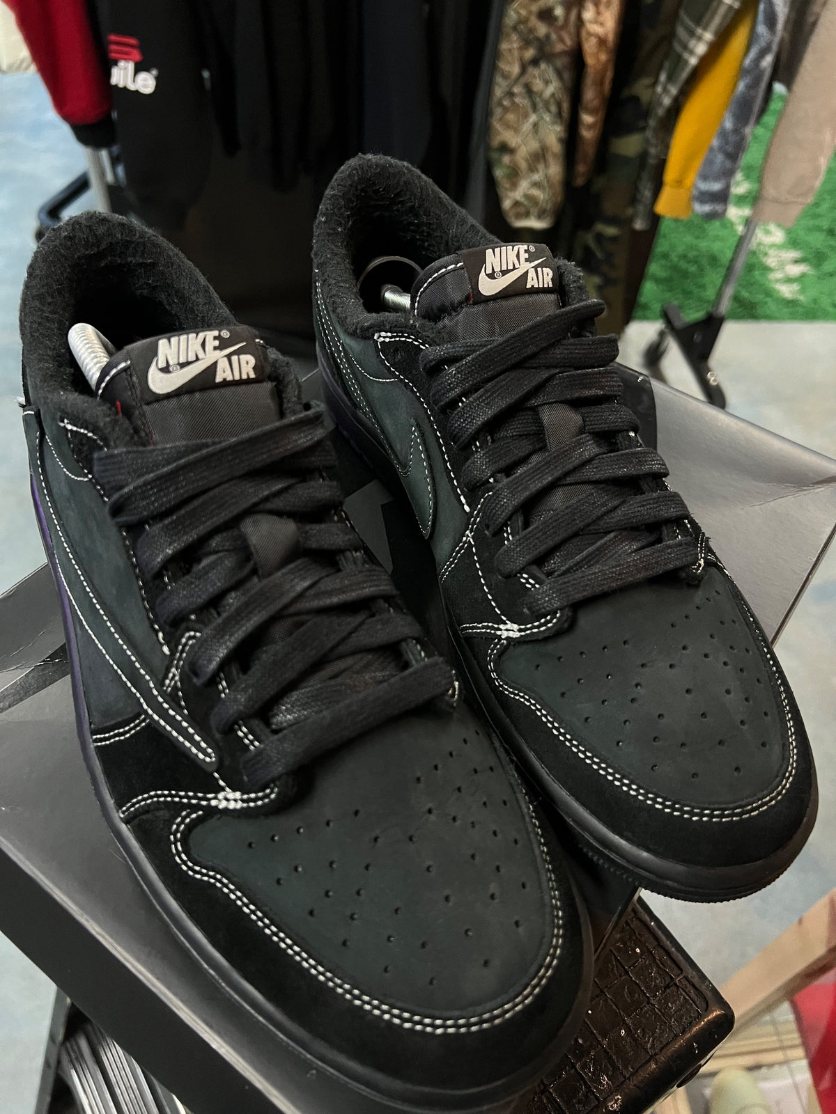 Jordan 1 Retro Low OG SP Travis Scott Black Phantom