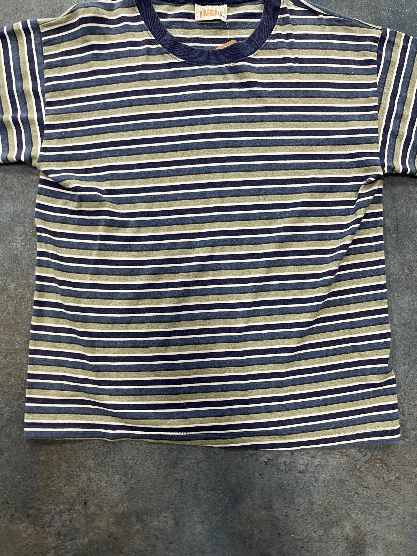 Bale Dyed Striped Tee OTF