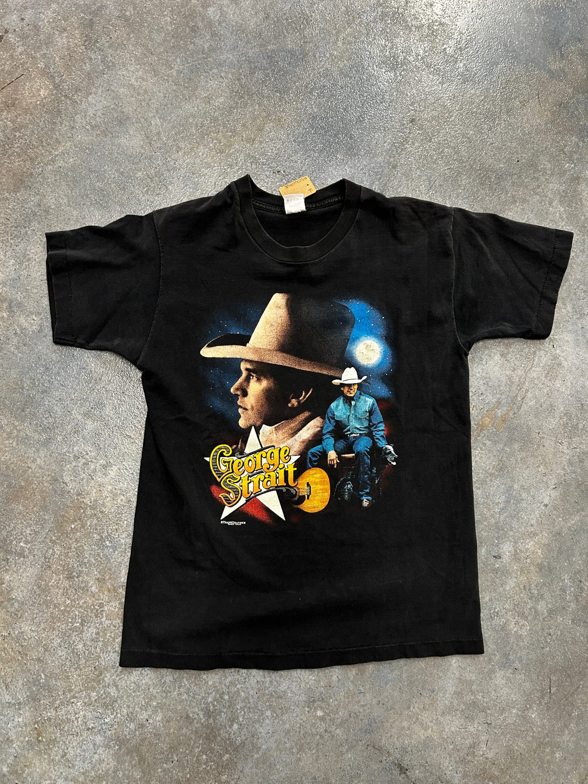 Vintage 1994 George Starits "Lead On Tour" Black Tee