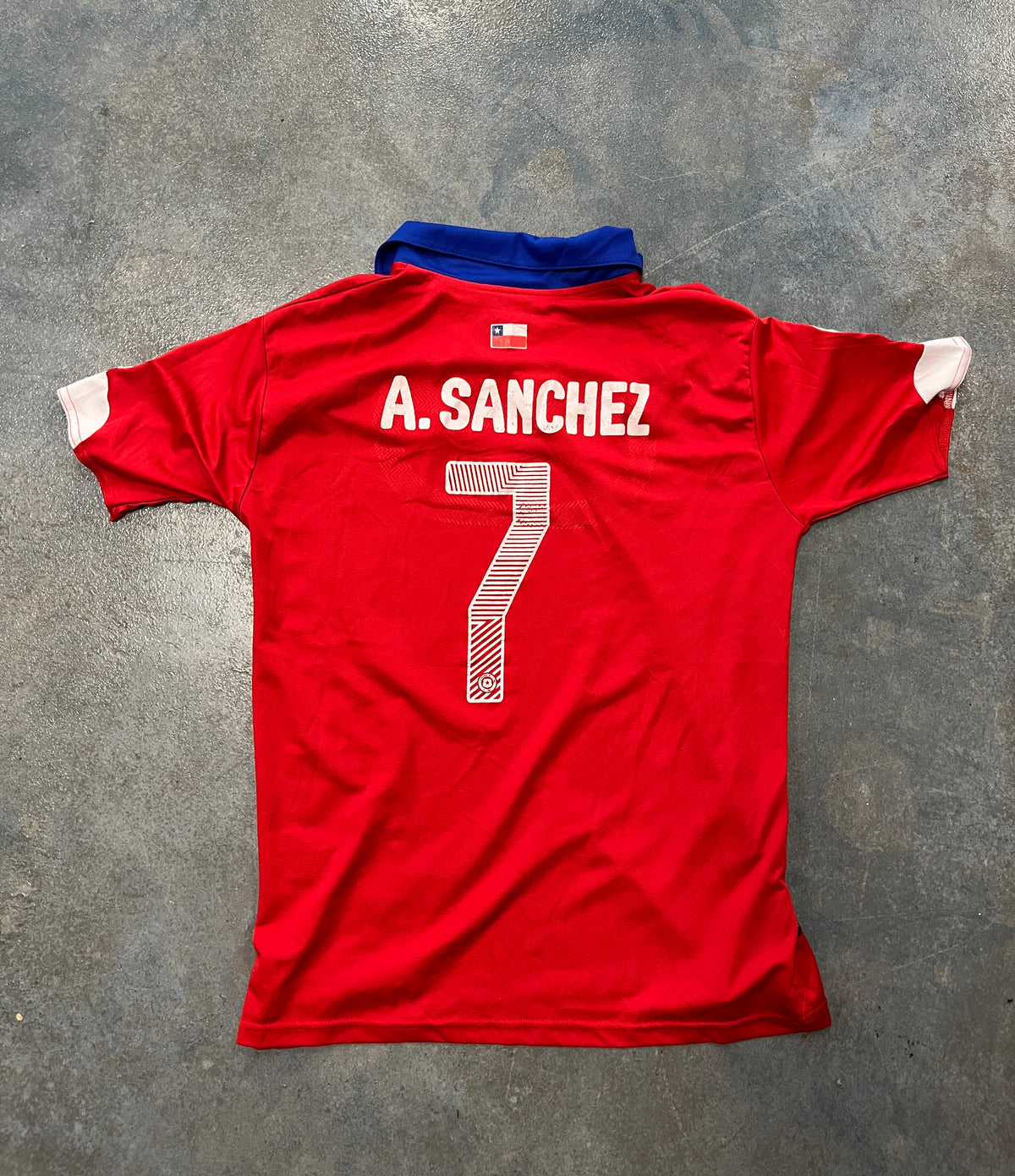 Puma 2014 Chile Alexis Sanchez Red Jersey