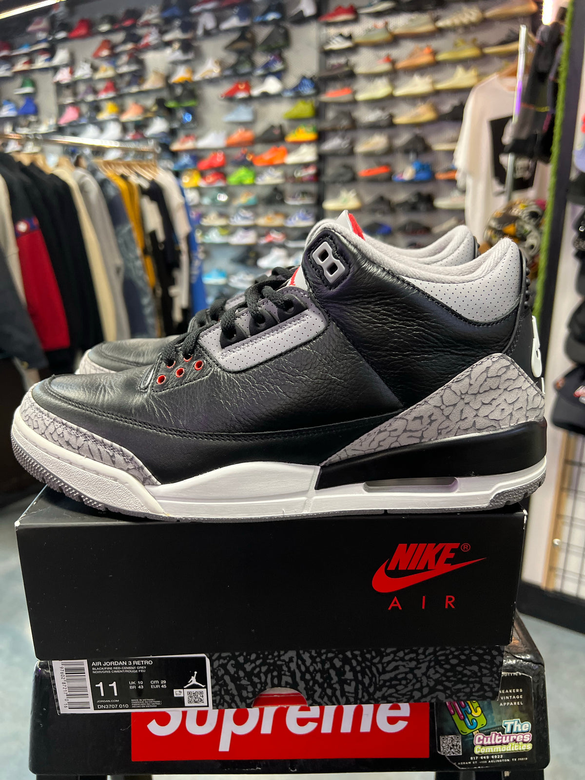 Jordan 3 Retro OG Black Cement (2024)