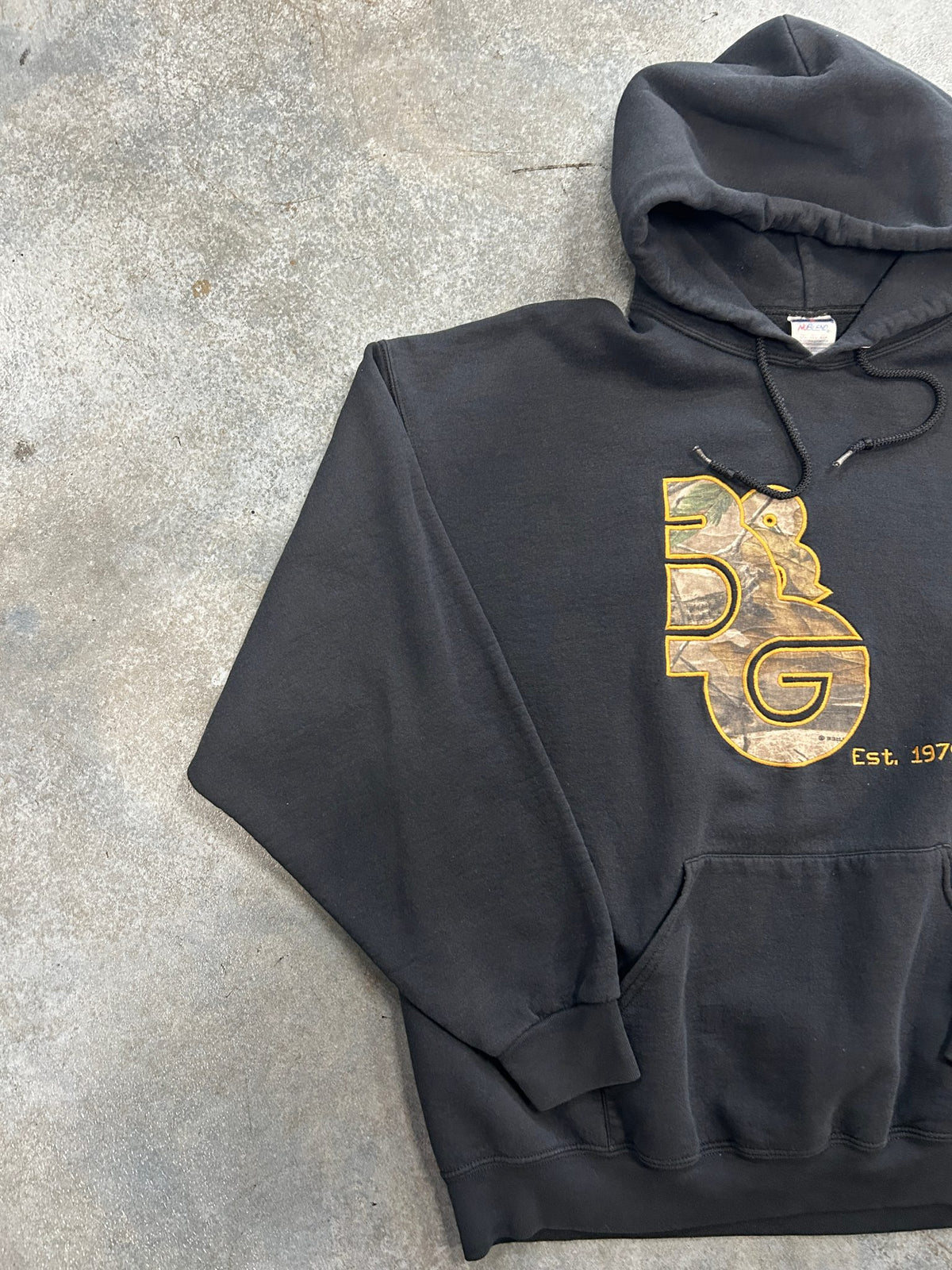 Vintage 1979 Jerzees Black Hoodie