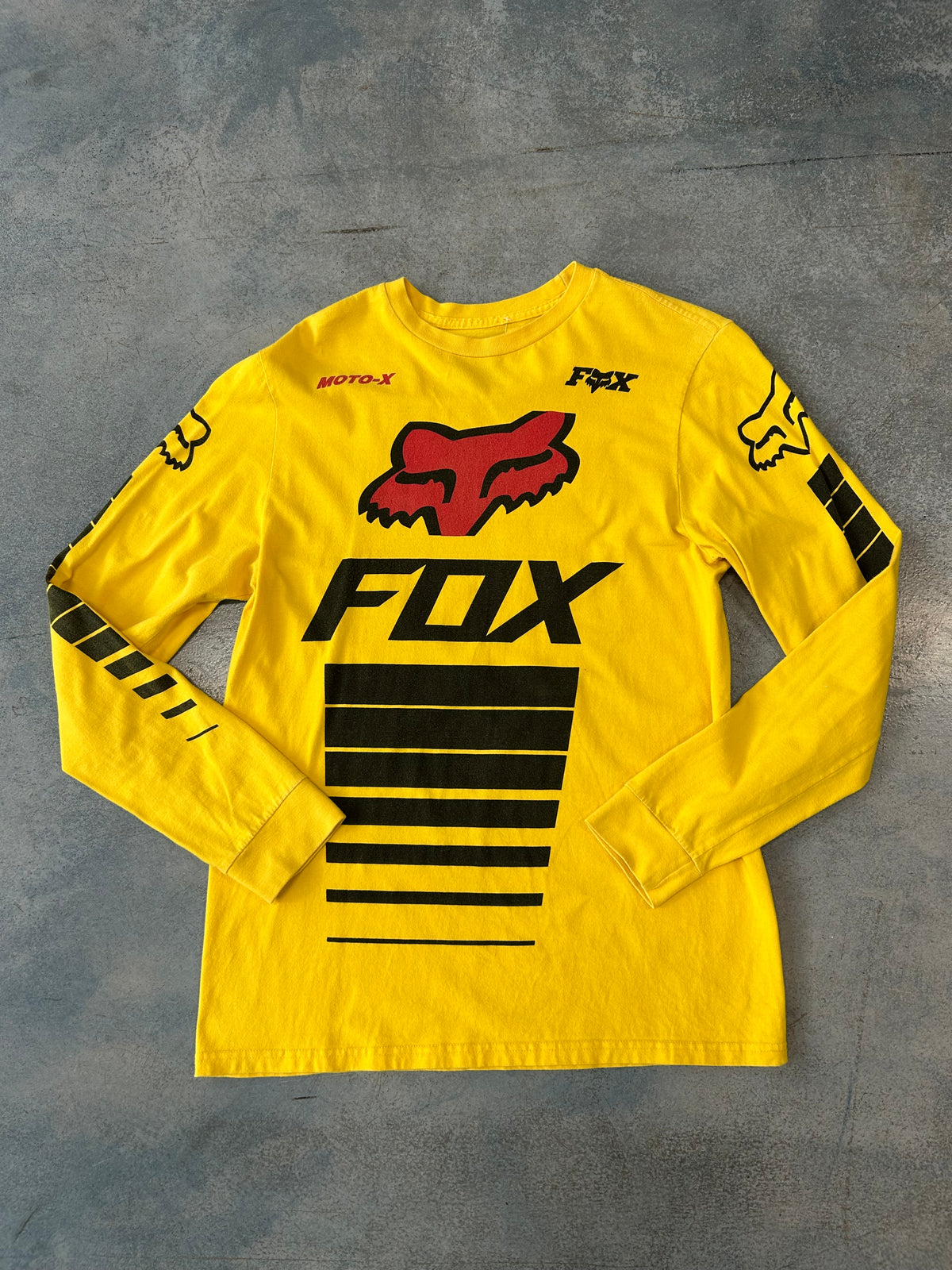 Yellow Long Sleeve FOX Tee OTF