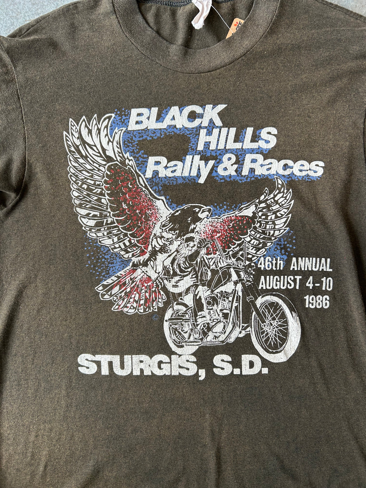 Black Hills Rally and Races Tee Black OTF