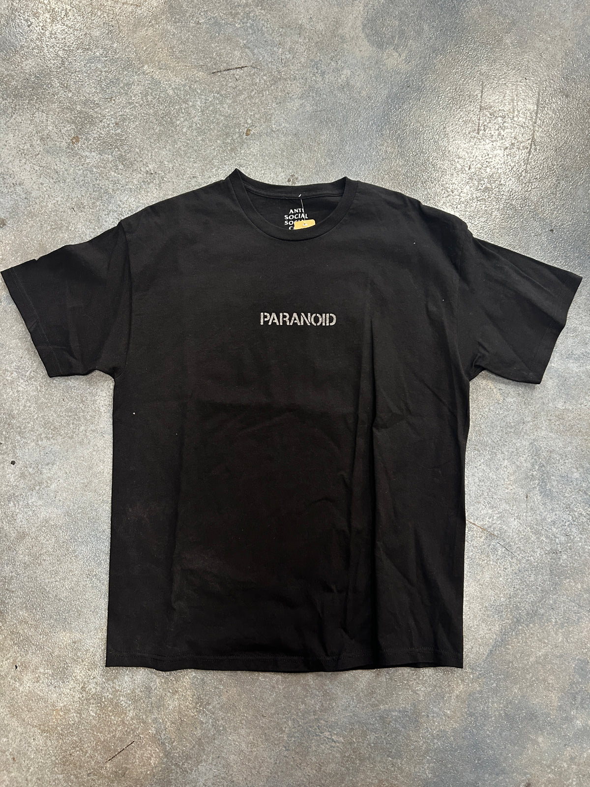 Anti Social Social Club "Paranoid" Black Tee (Z) OTF
