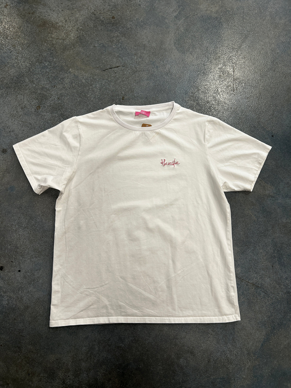 White Hanita purple embroide