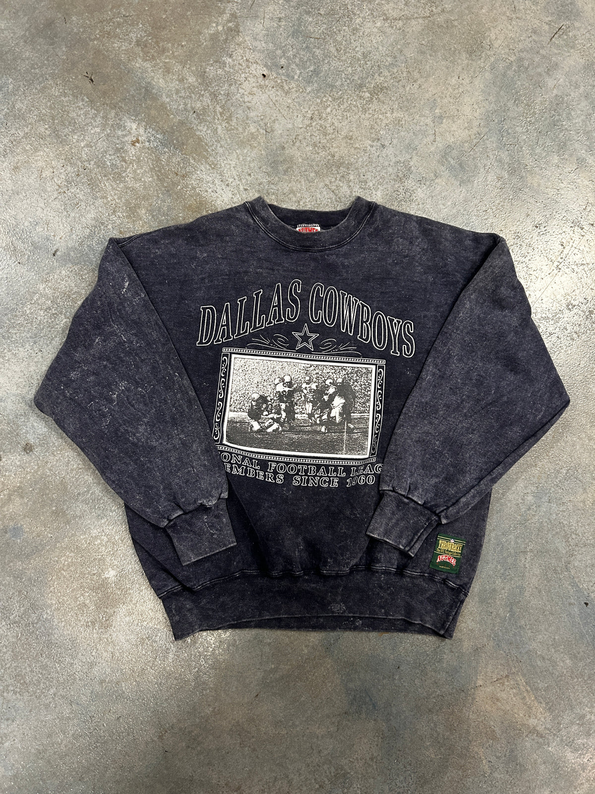 Vintage Dallas Cowboys Crewneck National Football League Members Since 1960 Navy Crewneck
