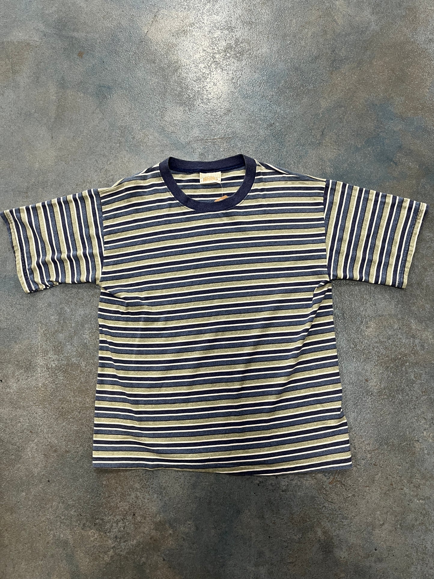 Bale Dyed Striped Tee OTF