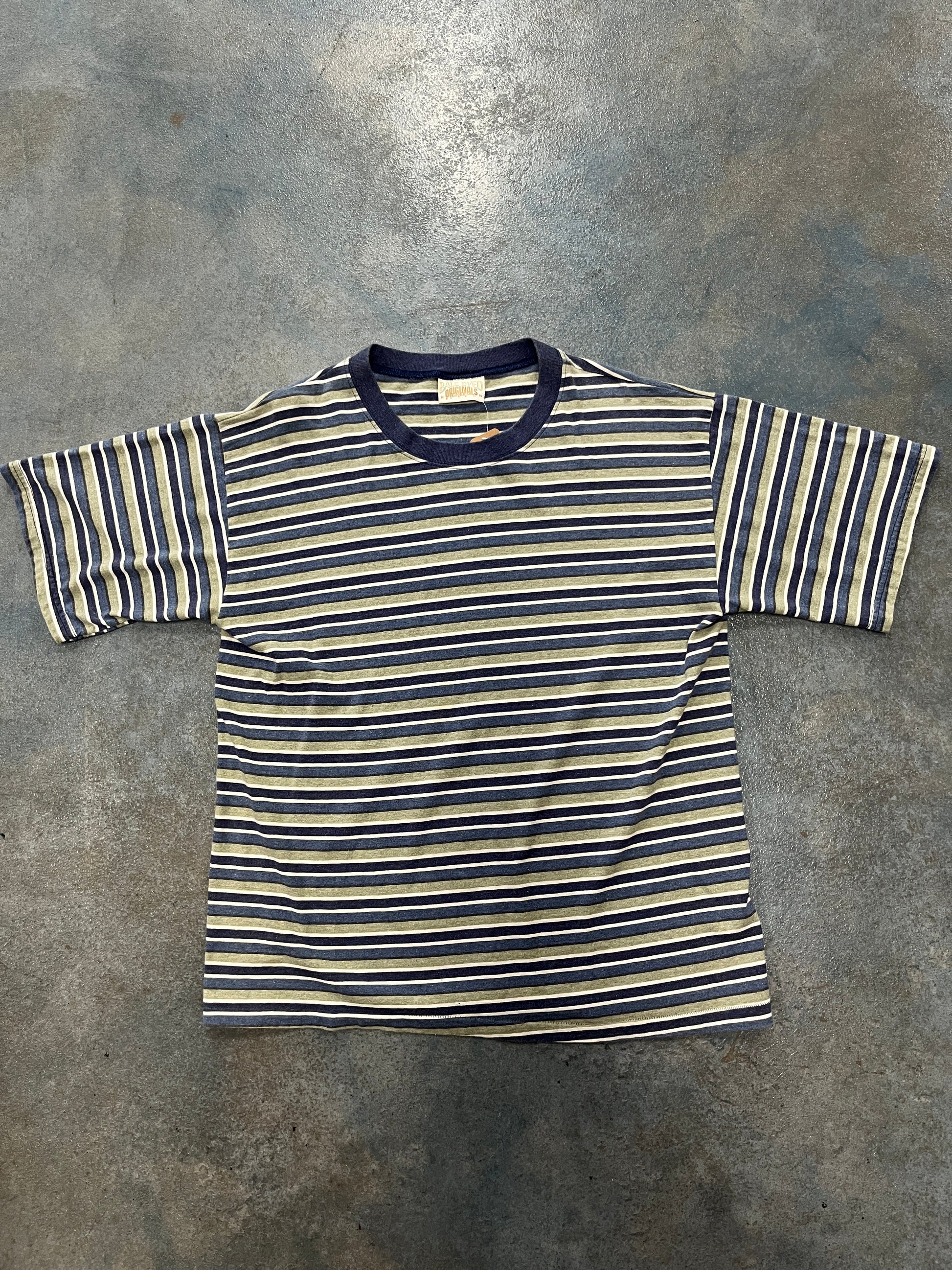 Bale Dyed Striped Tee OTF