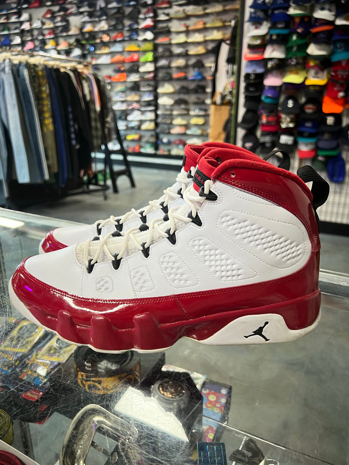 Jordan 9 Retro White Gym Red
