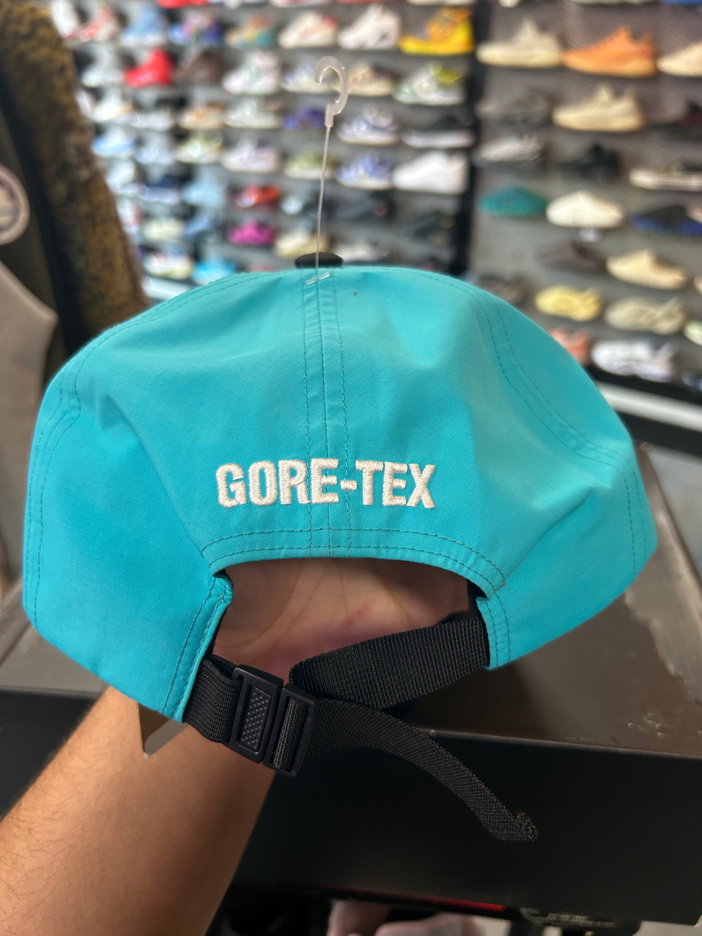 Supreme The North Face Arc Logo 6-Panel Teal OTF