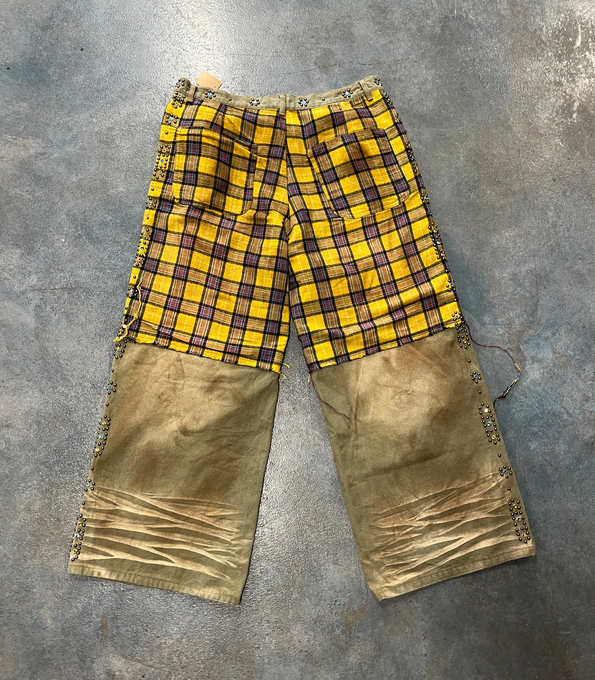 Vale Forever Armor Pants ‘Tan Yellow Plaid’