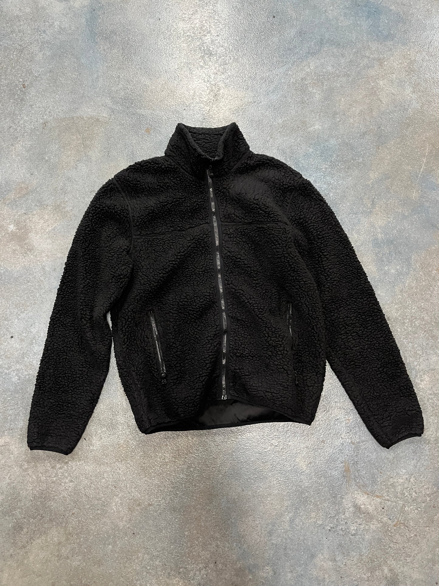 Stussy Sherpa Fleece Black Jacket (RA) B56