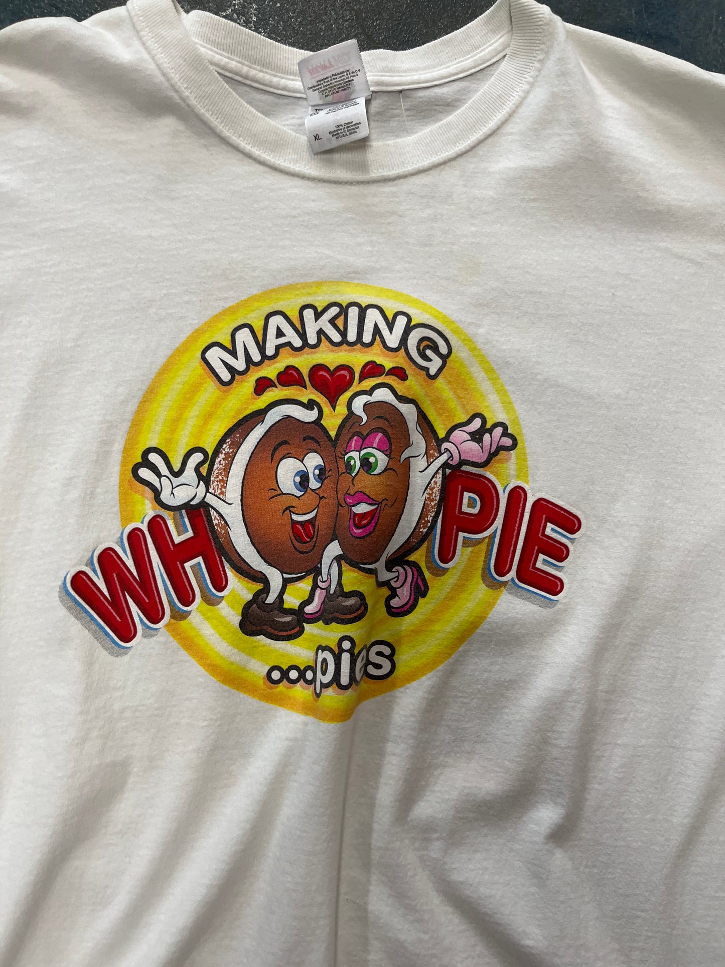 Vintage Making Whoopie Pies Get Some Gray Graphic T-Shirt OTF