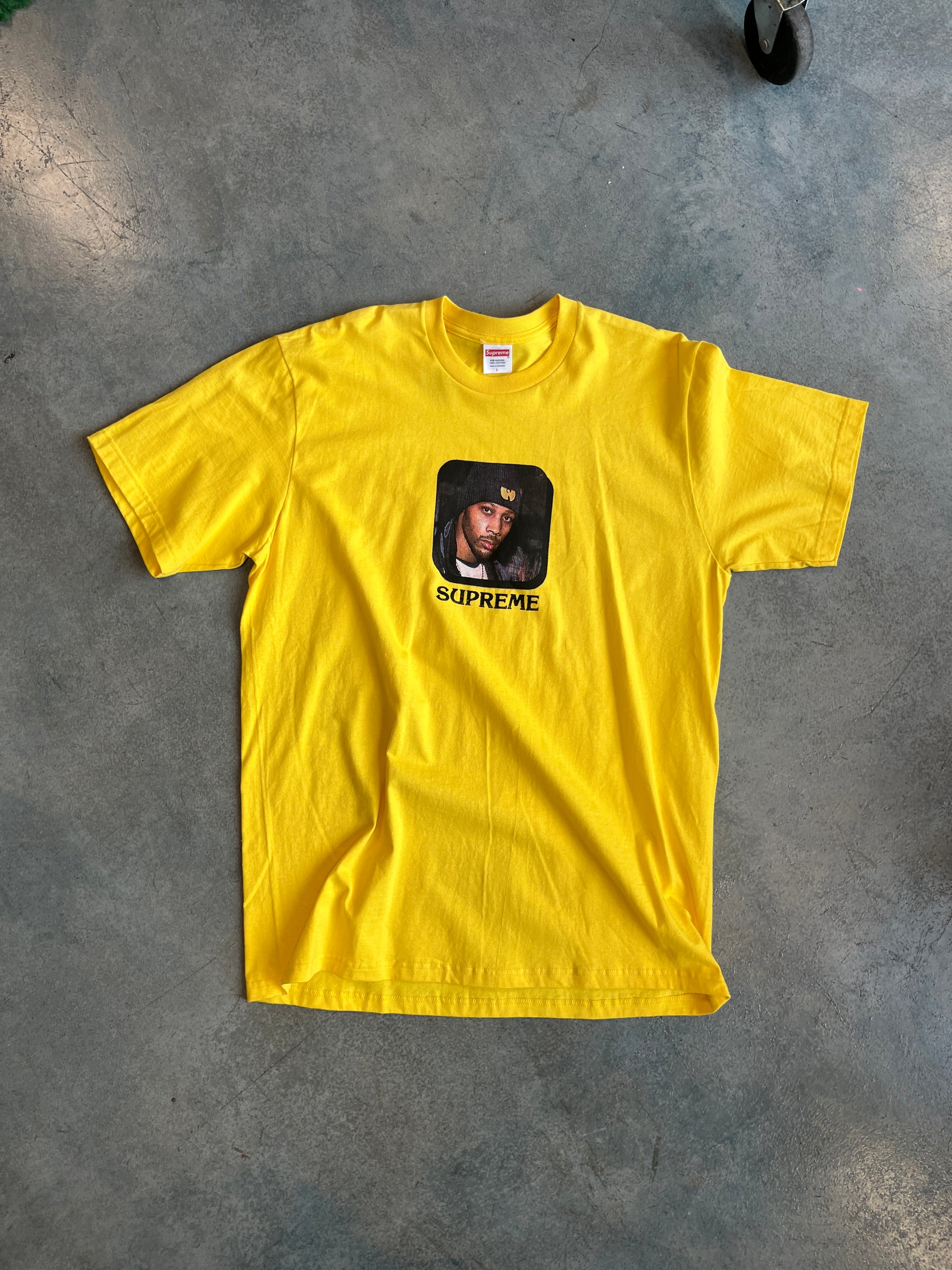 Supreme Wu-Tang Clan RZA Tee Yellow MB16 / L OTF (AS)