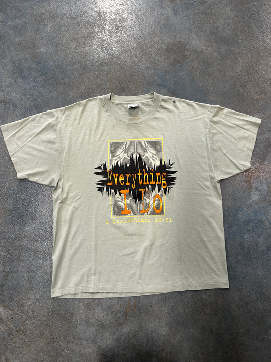 Vintage "Everything i do" Green Tee