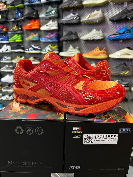 ASIC Gel Nimbus 10.1 Kith Marvel Vs Capcom Iron Man Comic Not Included