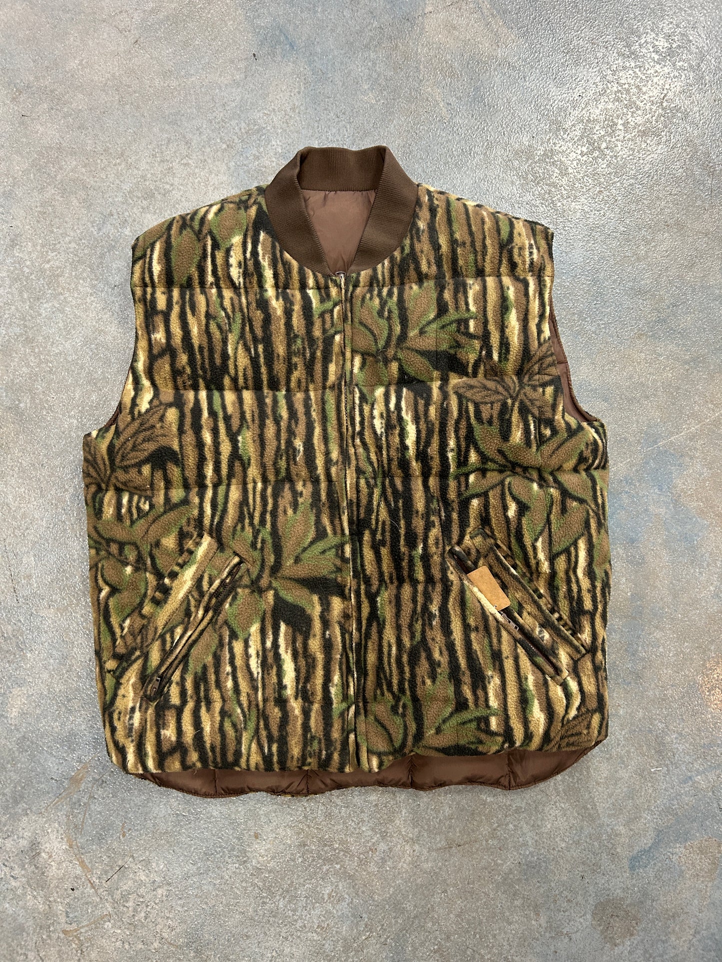 Reversable Cabels Puffer Brown/ Camo Tree (RZ)