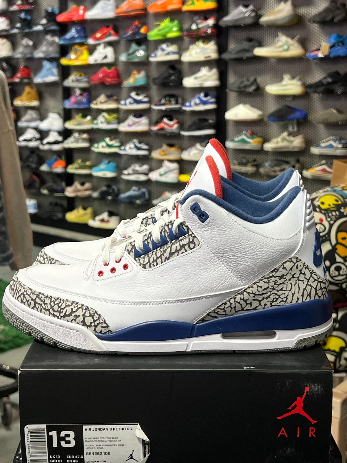 Jordan 3 Retro True Blue (2016)