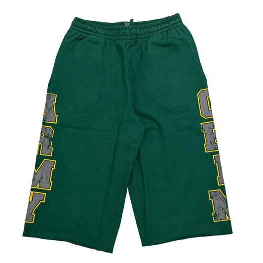 HAPPY MEMORIES DON'T DIE HMDD 'GREEN' ARMY SWEAT SHORTS OTF