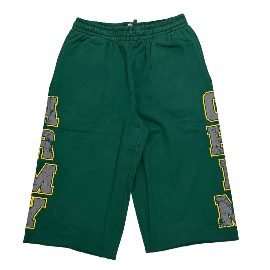 HAPPY MEMORIES DON'T DIE HMDD 'GREEN' ARMY SWEAT SHORTS B56
