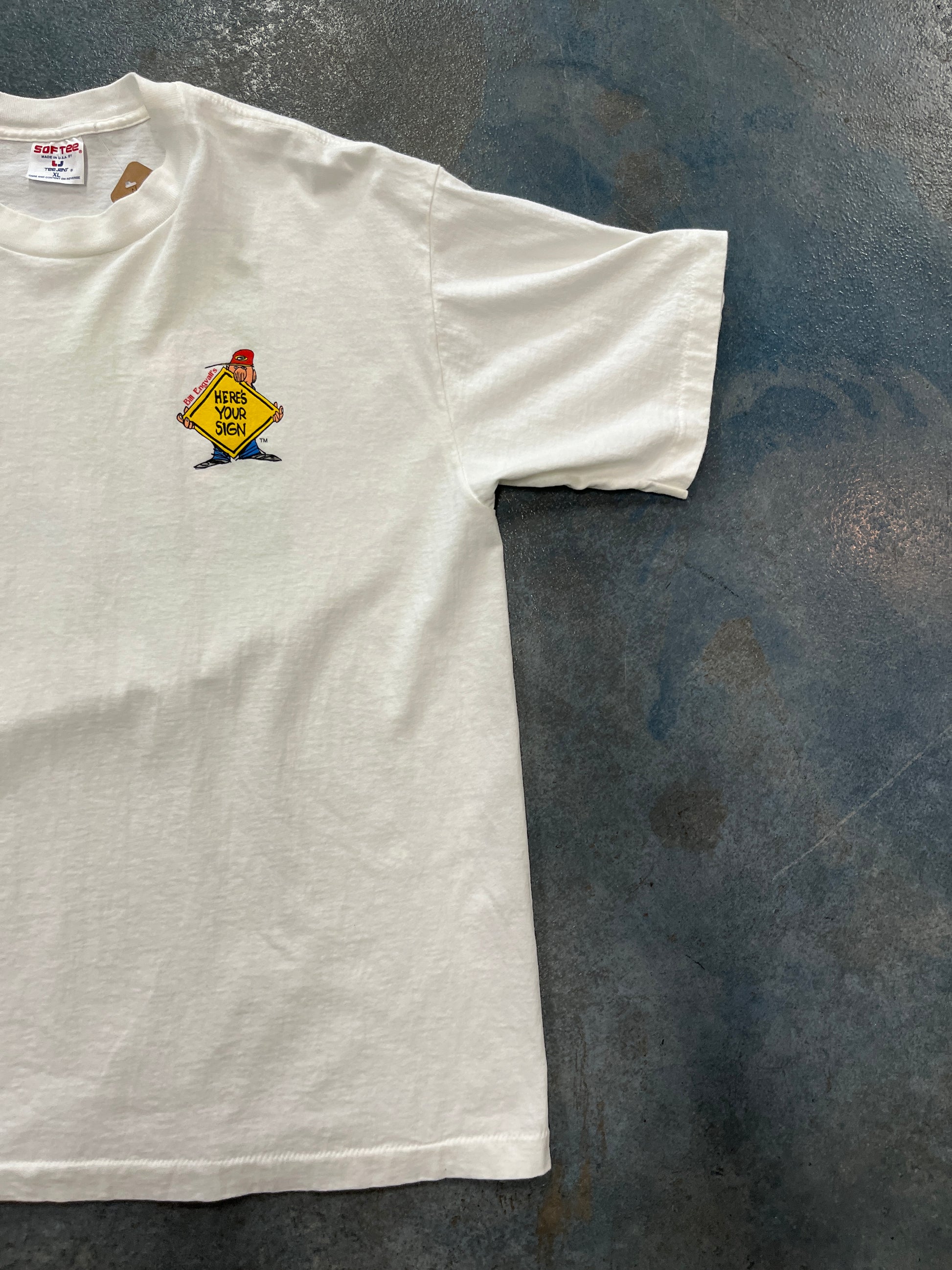 Vintage Sof Tee "Heres Your Sign" Graphic T-Shirt OTF