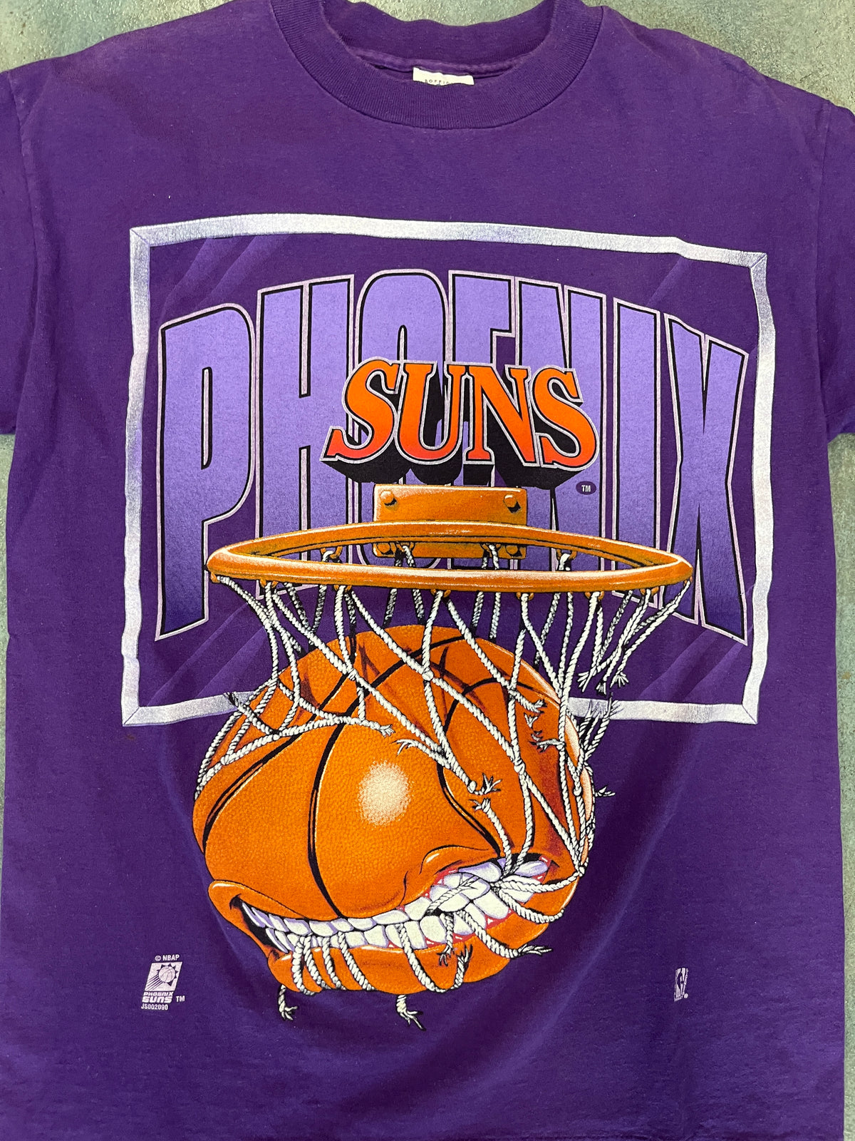 Vintage Phoenix Suns BasketBall Purple Tee