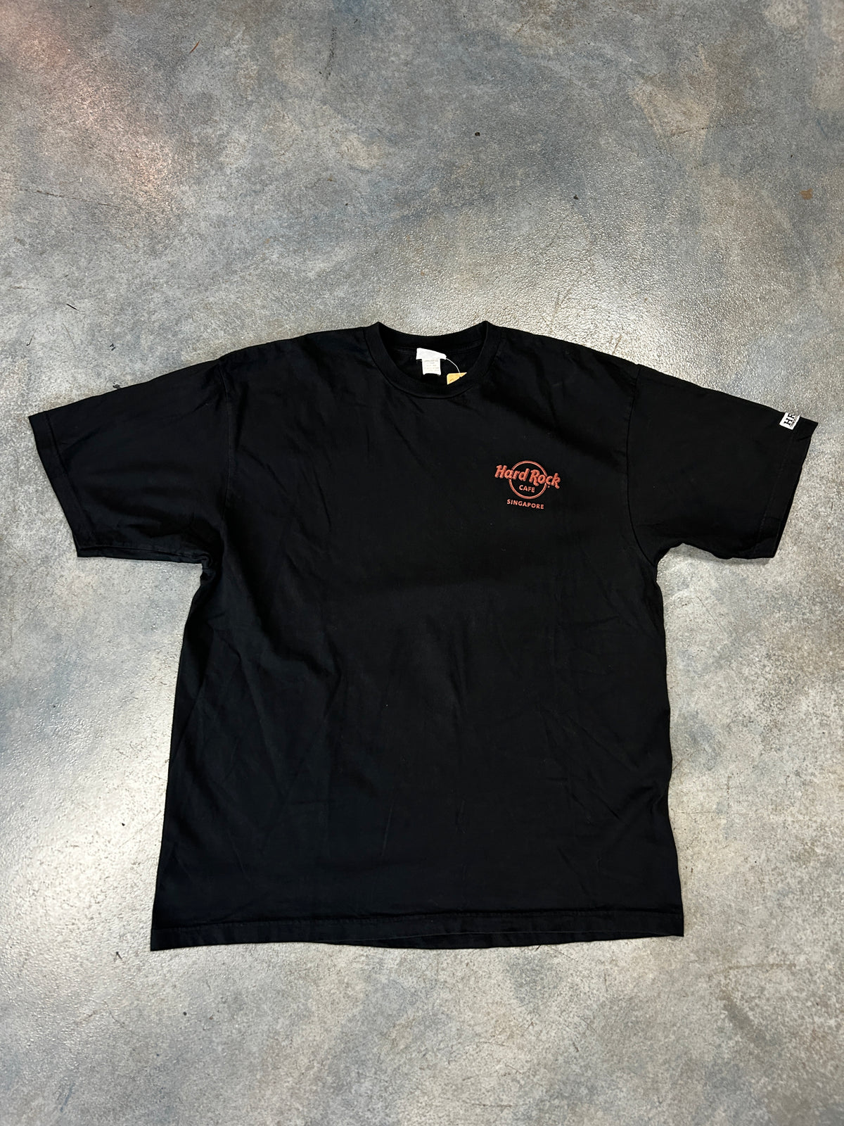 Hard Rock Cafe Love All Serve All Singapore Black Tee OTF