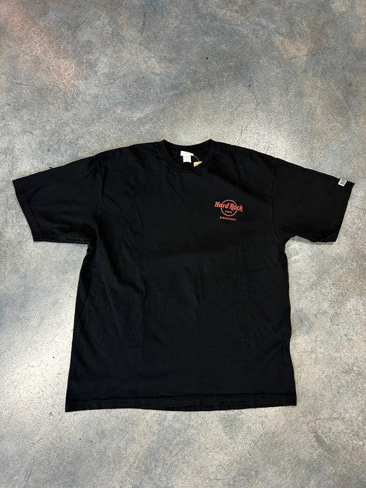 Hard Rock Cafe Love All Serve All Singapore Black Tee OTF